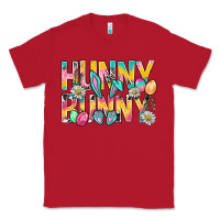 Red Hunny Bunny Easter Classic Tee - BundleAndBundleShop