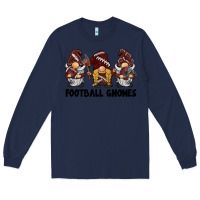 Navy football gnomes Long Sleeve Tee - BarkalooDesign