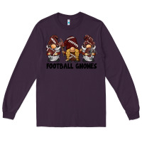 Plum football gnomes Long Sleeve Tee - BarkalooDesign
