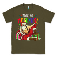 Army Green mens ho ho ho mosexual Classic Tee - DesigneFamous