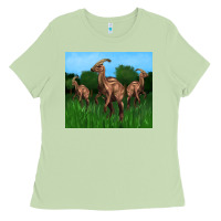 Matcha parasaurolophus Ladies Tee - Artiststas