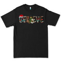 Black Believe Christmas Premium Tee - CowhideDigitalArt