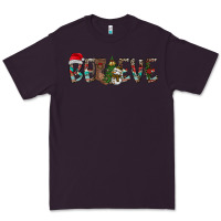 Plum Believe Christmas Premium Tee - CowhideDigitalArt