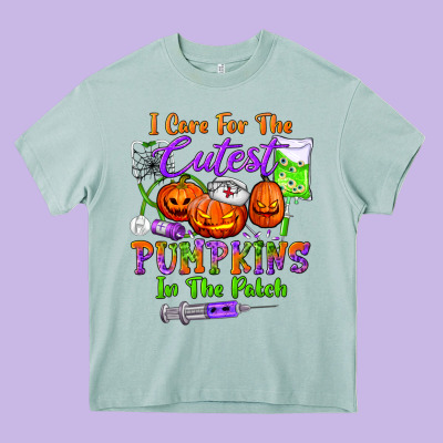 I Care For The Cutest Pumpkins In The Patch Heavy Core Tee Designed By Bundleandbundleshop