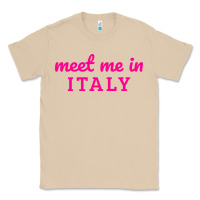 Mushroom meet me in italy Classic Tee - DesigneFamous