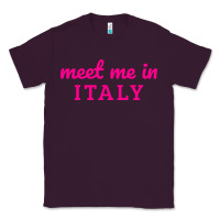 Plum meet me in italy Classic Tee - DesigneFamous