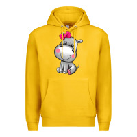 Lemon cute hippopotamus Premium Hoodie - AdoDesignShop
