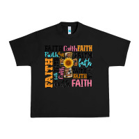 Black faith cross Urban Heavy Tee - Artiststas