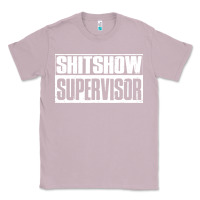 Lilac shitshow supervisor Classic Tee - DesigneFamous