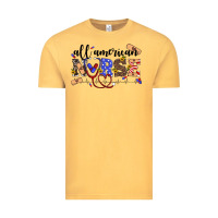 Vintage Mustard all american nurse Vintage Tee - Artiststas