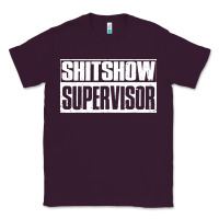 Plum shitshow supervisor Classic Tee - DesigneFamous