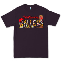 Plum busy raising ballers Premium Tee - CowhideDigitalArt