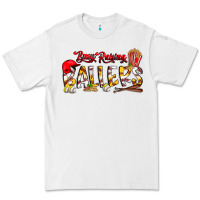 White busy raising ballers Premium Tee - CowhideDigitalArt