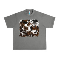 Tornado leopard cowhide background Urban Heavy Tee - RanaPortraitStore