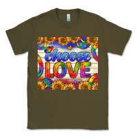 Army Green Western Choose Love Tumbler Classic Tee - BundleAndBundleShop