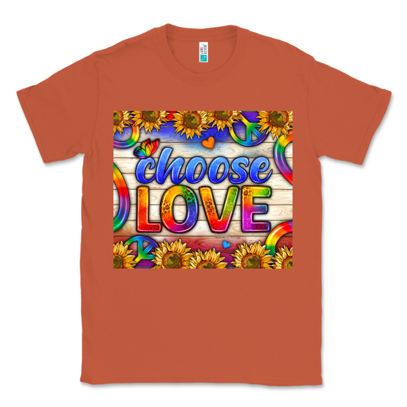 Western Choose Love Tumbler Classic Tee by BundleAndBundleShop | Teevron