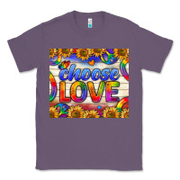 Lavender Western Choose Love Tumbler Classic Tee - BundleAndBundleShop