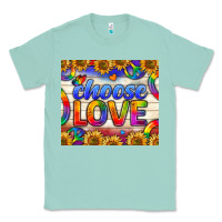 Seafoam Western Choose Love Tumbler Classic Tee - BundleAndBundleShop
