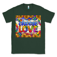 Sports Green Western Choose Love Tumbler Classic Tee - BundleAndBundleShop