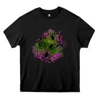 Black halloween patch Heavy Core Tee - BundleAndBundleShop