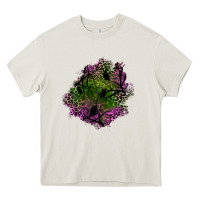 Cream halloween patch Heavy Core Tee - BundleAndBundleShop