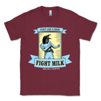Burgundy fight milk classic Classic Tee - DesigneFamous