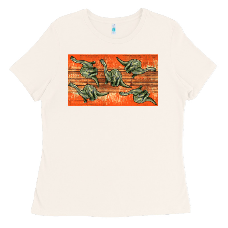 Dinosaur Brontosaurus Sippy Cup Ladies Tee by Artiststas | Teevron