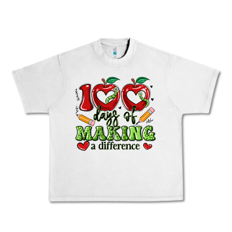100 Days Of Making A Difference Urban Heavy Tee by Artiststas | Teevron