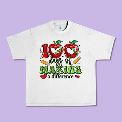 100 Days Of Making A Difference Urban Heavy Tee Designed By Artiststas