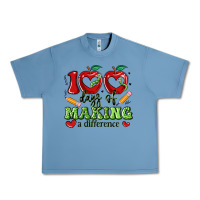 Pebble Blue 100 days of making a difference Urban Heavy Tee - Artiststas
