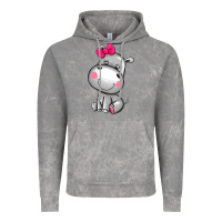 Cloud Rock cute hippopotamus Vintage Hoodie - AdoDesignShop