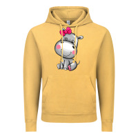 Vintage Mustard cute hippopotamus Vintage Hoodie - AdoDesignShop