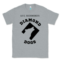 Heather Grey lassos diamond dogs classic Classic Tee - DesigneFamous