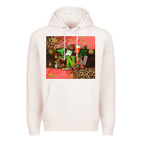Pale Pink cna christmas Premium Hoodie - AdoDesignShop
