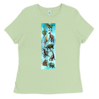 Matcha dinosaurs pen wrap Ladies Tee - Artiststas