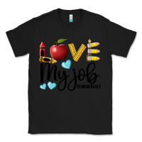 Black love my job teacher life Classic Tee - BarkalooDesign