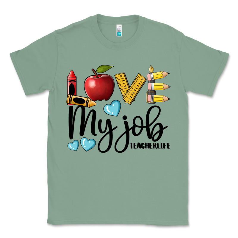 Love My Job Teacher Life Classic Tee by BarkalooDesign | Teevron