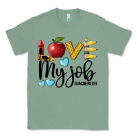 Sage love my job teacher life Classic Tee - BarkalooDesign
