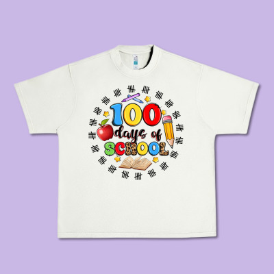 100 Days Of School Urban Heavy Tee Designed By Artiststas