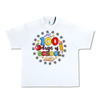 White 100 days of school Urban Heavy Tee - Artiststas
