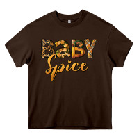 Chocolate Brown baby spice Heavy Core Tee - BundleAndBundleShop