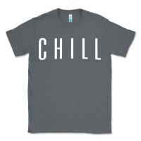 Charcoal Heather chill Classic Tee - DesigneFamous