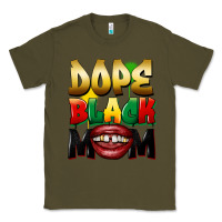 Army Green dope black mom Classic Tee - FaDigitalArtStudio