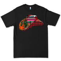 Black Christmas Cowboy Premium Tee - CowhideDigitalArt