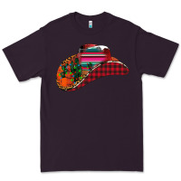 Plum Christmas Cowboy Premium Tee - CowhideDigitalArt