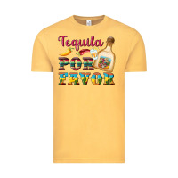 Vintage Mustard mexican tequila por favor Vintage Tee - Artiststas