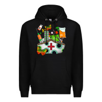 Black nurse   juneteenth Premium Hoodie - AdoDesignShop