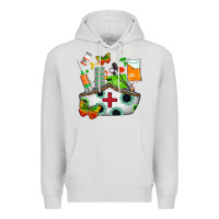 Dove Grey nurse   juneteenth Premium Hoodie - AdoDesignShop