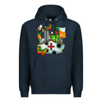 Navy nurse   juneteenth Premium Hoodie - AdoDesignShop