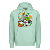 Seafoam nurse   juneteenth Premium Hoodie - AdoDesignShop